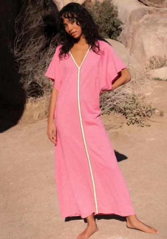 Pima Abaya Kaftan Bubblegum