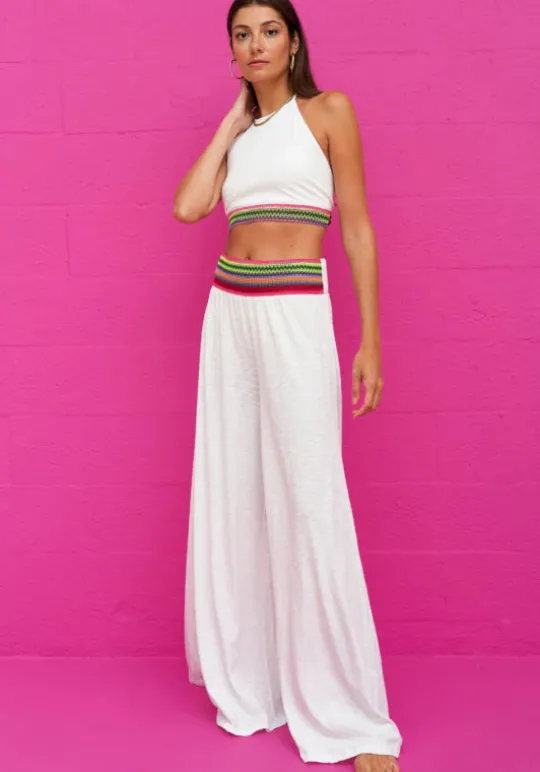 Pima Halter Set White