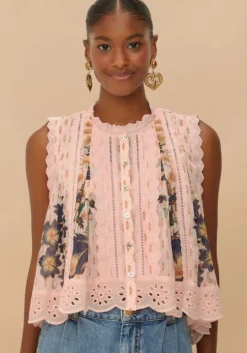 Pink Dream Garden Blouse