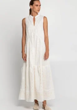 Pixel Sleeveless Maxi Dress