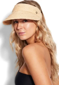 Raffia Visor Natural