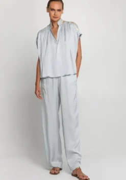Roots Silky Trouser Silver