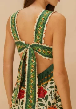 Sand Garden Tapestry Maxi Dress