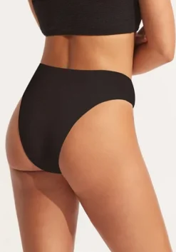Seadive One Shoulder Bikini Black