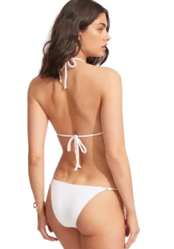Seadive Triangle Bikini White
