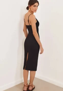 Seraphine Midi Dress Black