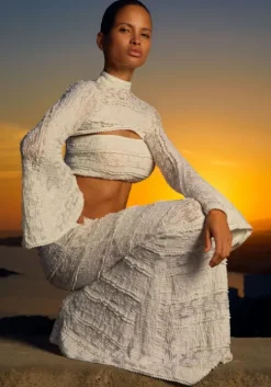 Shir Skirt White