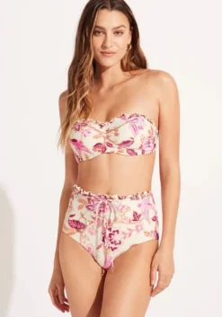 Silk Road Bustier Bandeau Bikini