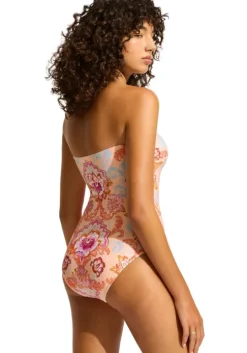 Spring Festival Bandeau Swimsuit Nectar