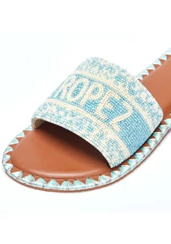 St Tropez Sandals Sky Blue