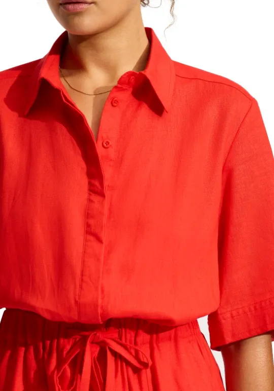 Sunside Playsuit Flame