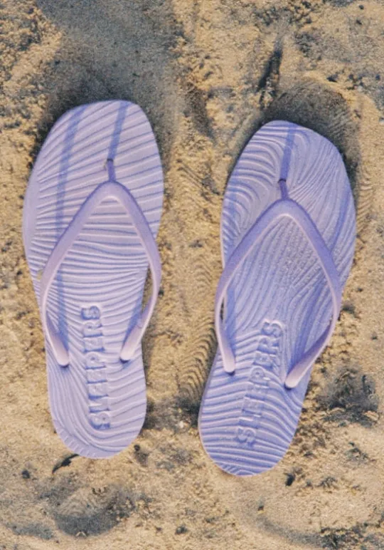 Tapered Flip Flops Lavender