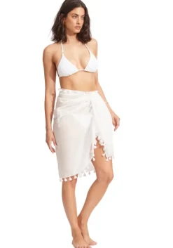White Gauze Sarong