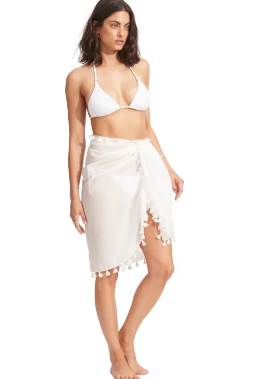 White Gauze Sarong