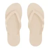 Wide Strap Flip Flops Eggnog