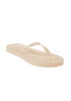 Wide Strap Flip Flops Eggnog