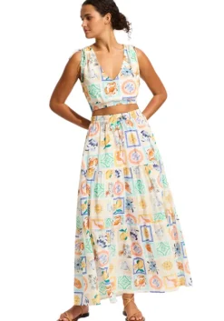 Wish You Were Here Maxi Skirt