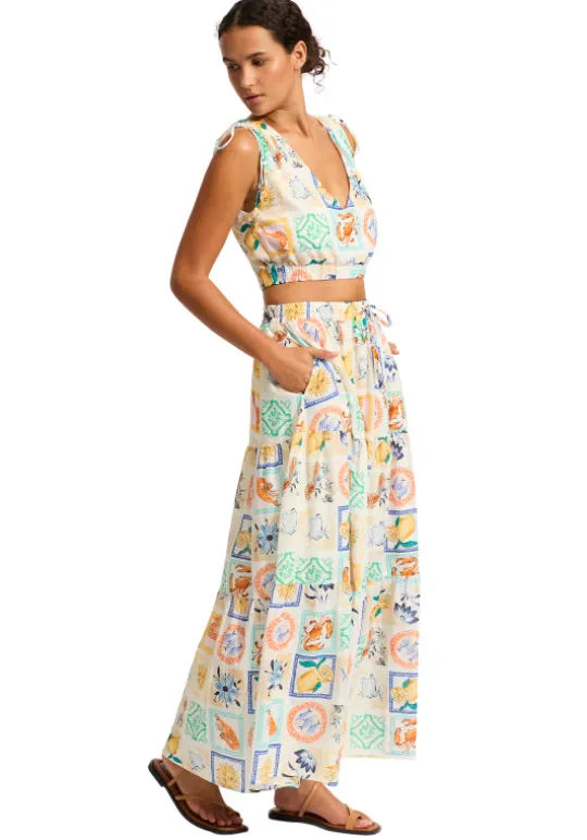 Wish You Were Here Maxi Skirt