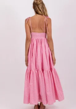 Yolanda Dress Pink Gingham